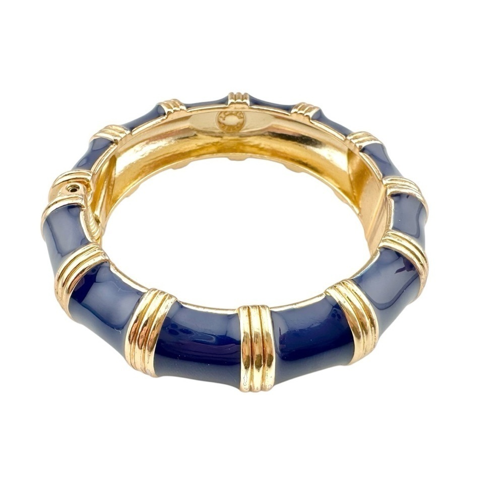 J. Crew Necklace and Bracelet Set in Navy Blue and Gold Tone - Picture 7 of 11